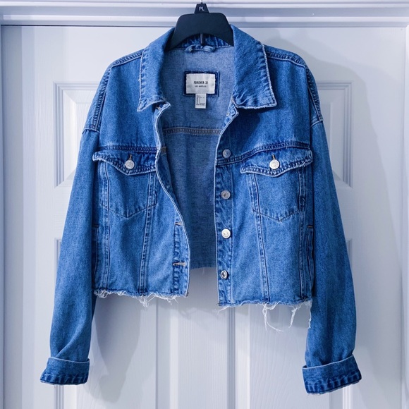 Forever 21 Jackets & Blazers - F21 Cropped Jean Jacket